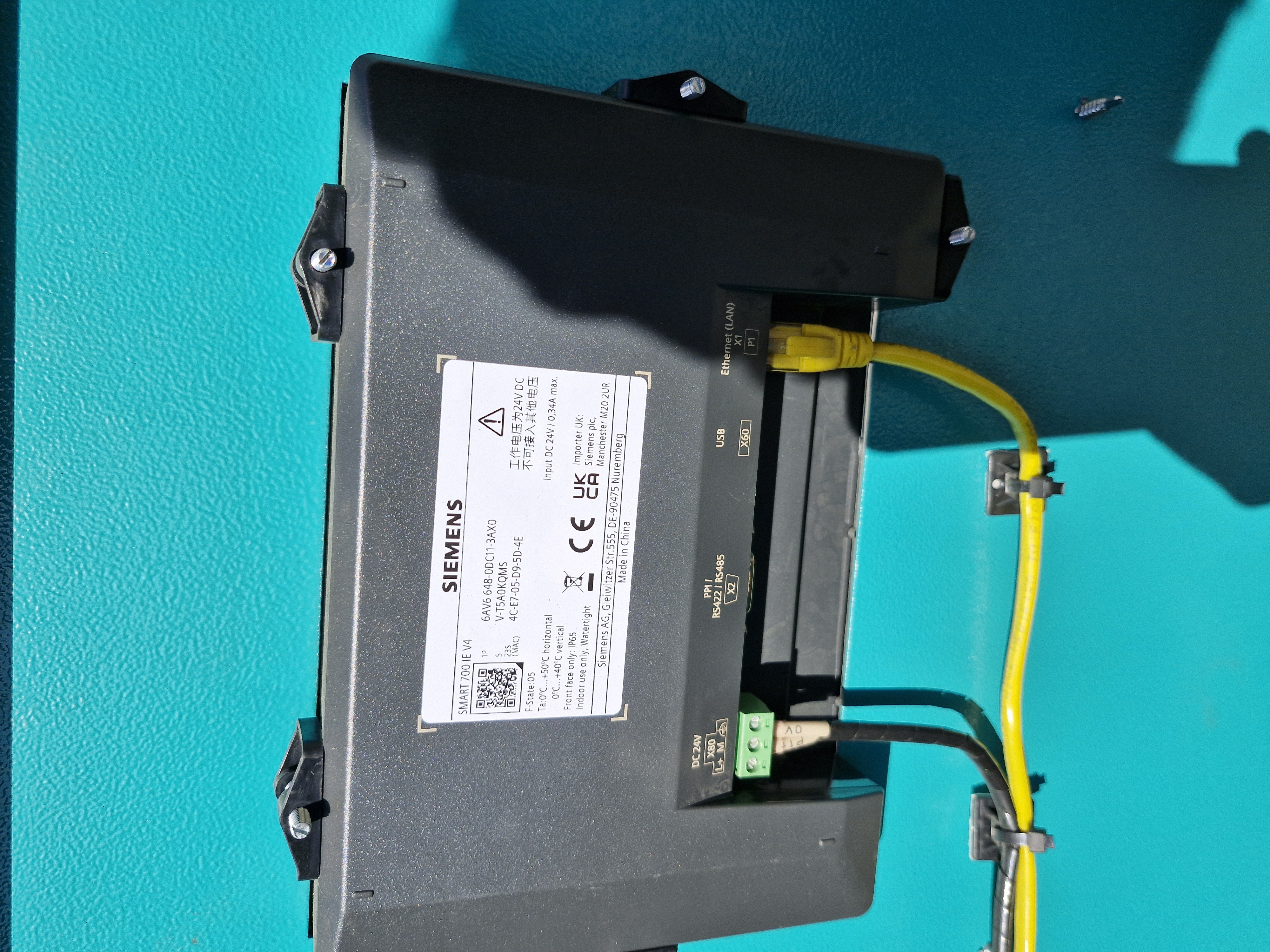 Automate Siemens — contrôle industriel certifié